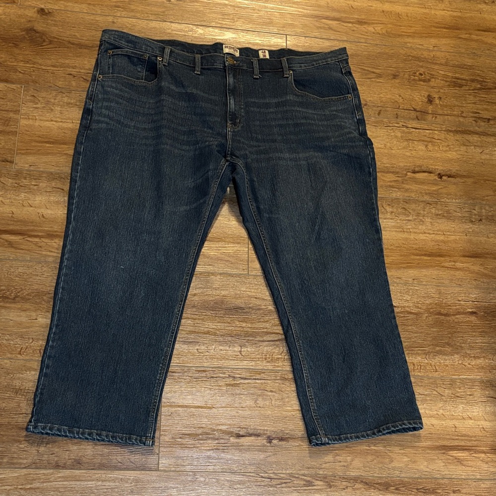 RedHead Men's Relaxed Fit Deep Indigo Jeans